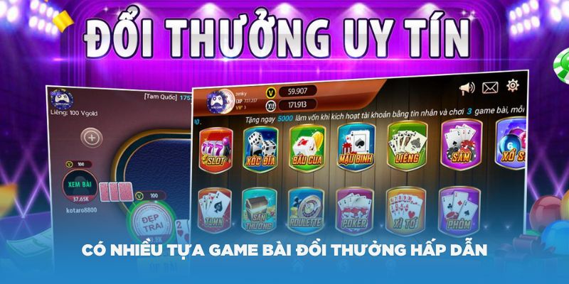 Những ưu điểm của sảnh game bài đổi thưởng Nhà Cái Uy Tín