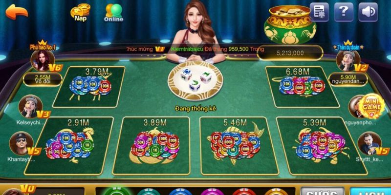 Trải nghiệm game Bầu Cua online